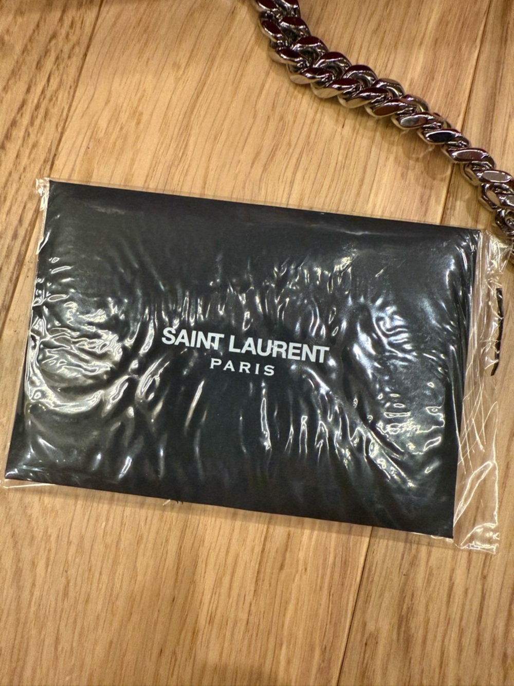 Saint Laurent Red Croc-Embossed Sunset Bag - Picture 8 of 8